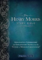 KJV Henry Morris Study Bible-Black Leather
